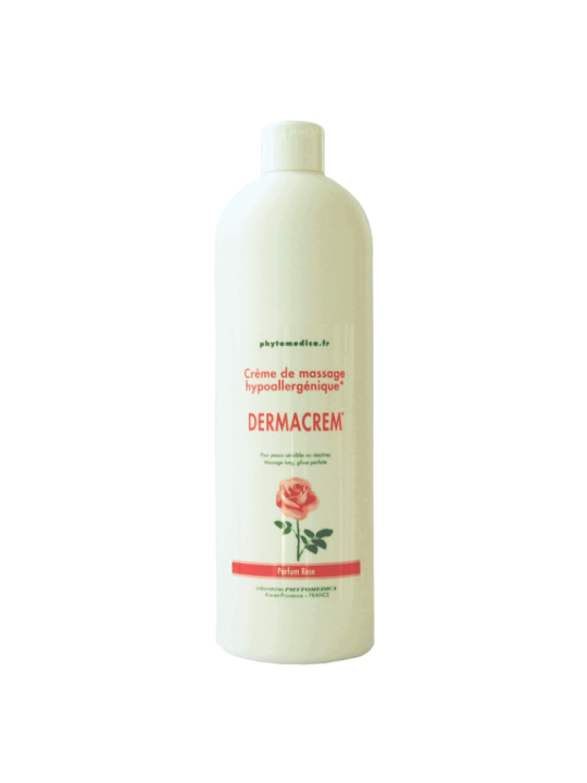 Dermacrem - crème de massage parfum rose